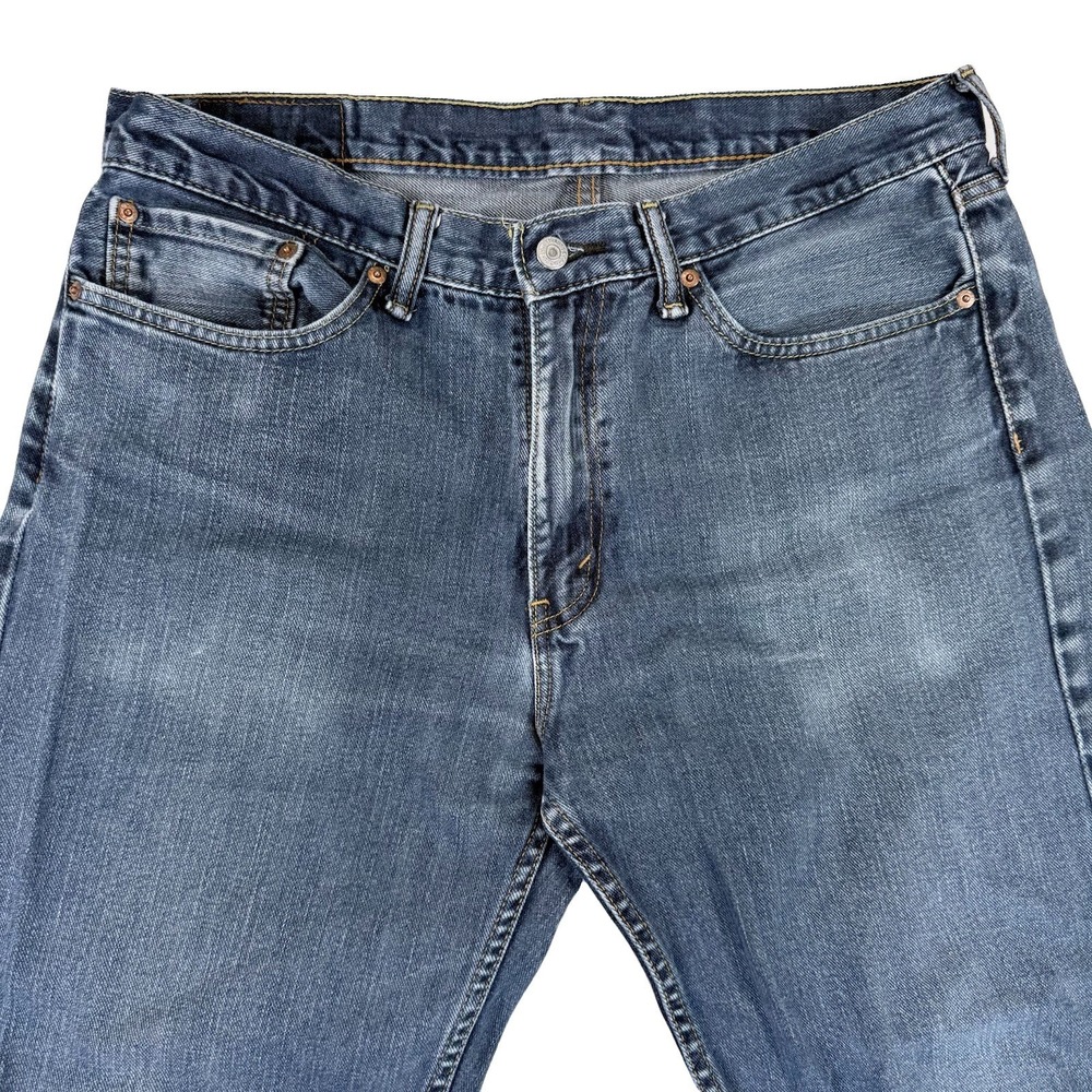 Levi's 514 Men's Jeans 36x32 Straight Fit Medium Wash Blue Denim Classic - Picture 2 of 14